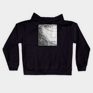 Windswept Beauty Kids Hoodie